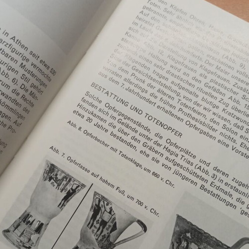 Book Die Archaische Nekropole 1973 like new, German