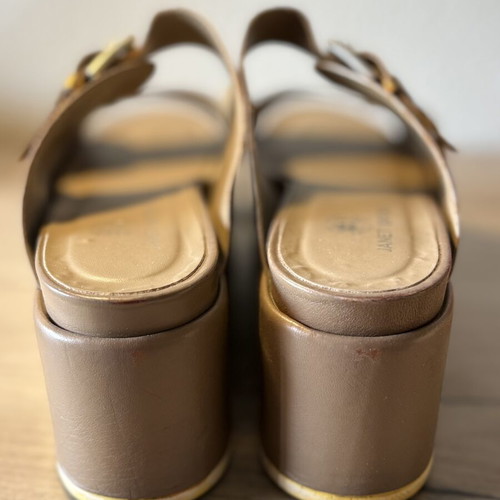 Janet Sport Platform Sandals size 40 used, gold