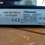 Panasonic DMP-BD75 Blu-ray player with remote