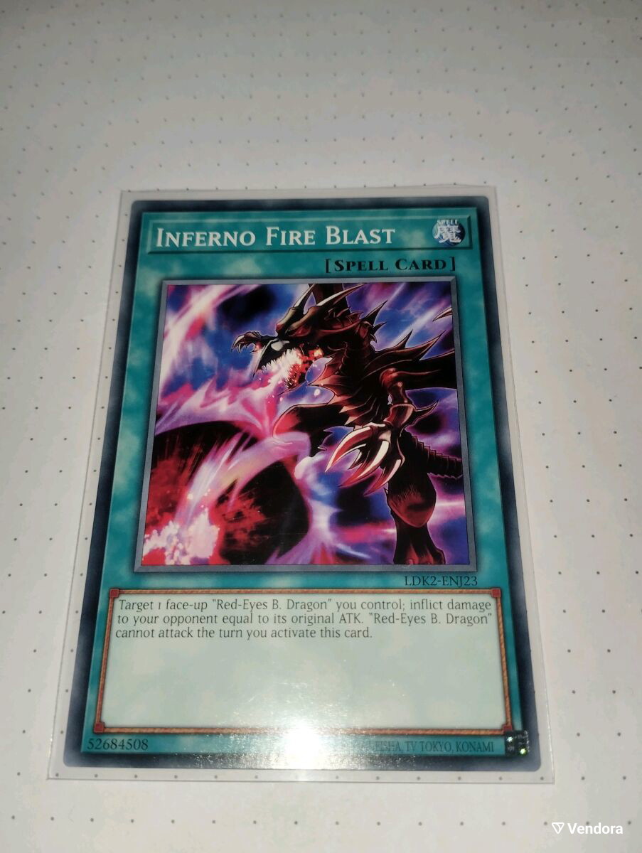 Inferbo Inferno Fire Blast κάρτα Yu-Gi-Oh! σαν… - € 0,50 - Vendora.gr