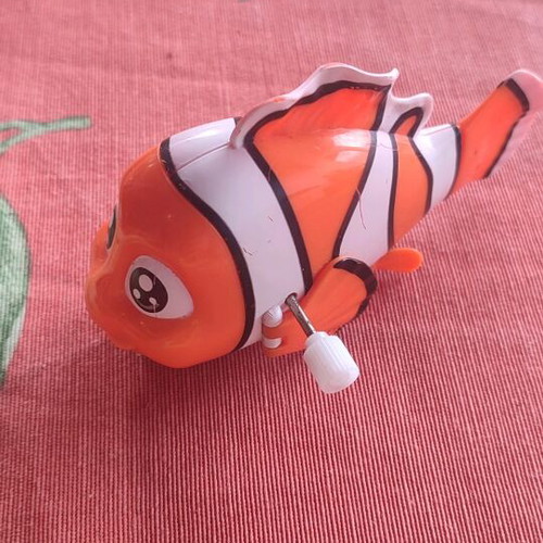 Bouncy bunny toy used with gift small mechanical Nemo