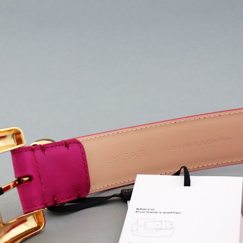By Far women's belt new with tag, natural leather pink