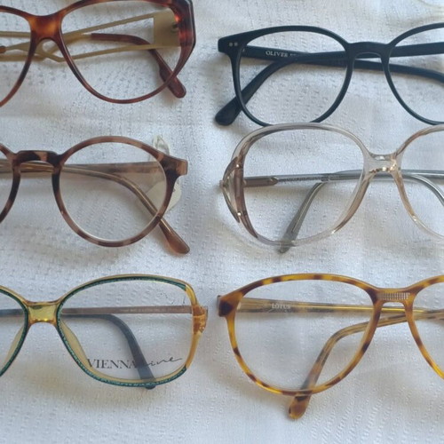 Hilton Used Eyeglass Frames Pack of 24 with Balenciaga, Zeiss, Lotus
