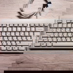 Vintage - Retro λευκό πληκτρολόγιο για Windows