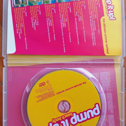 Pump It Up Beach Body DVD like new