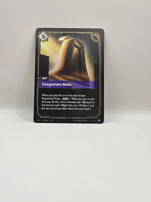 League of Legends Riftbound Vendetta Forgotten Relic card