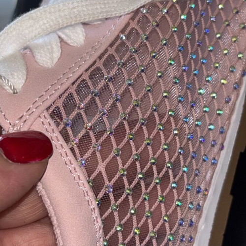 Juicy Couture sneakers size 41 pink with iridescent rhinestones new