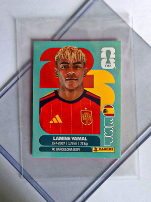 Lamine Yamal Panini FIFA 26 sticker like new, Spain