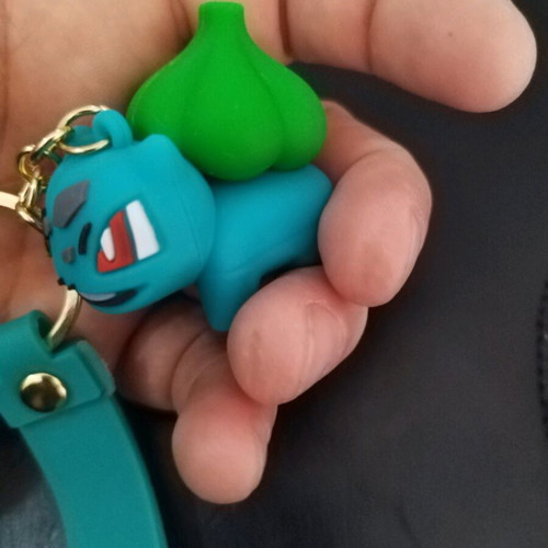 Pokemon keychain new, blue multicolor