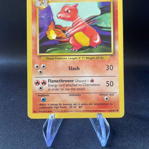 Charmeleon Pokemon TCG Base Set 1999 card like new