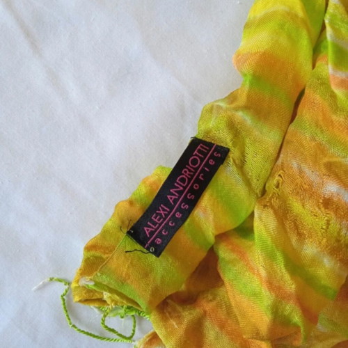 Alexi Andriotti scarf like new, multicolor, lightweight fabric