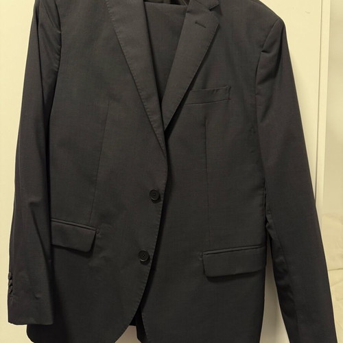 Massimo Dutti men's suit like new, dark anthracite color