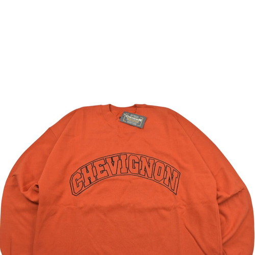 Chevignon Vintage Orange Sweatshirt used, size L-XL