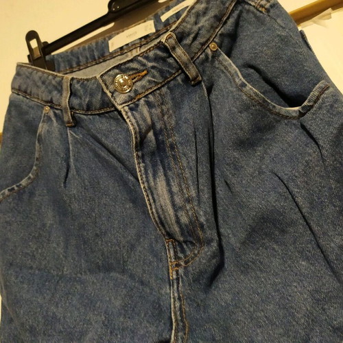 Mango Τζιν τύπου boyfriend νούμερο 36 σαν καινούργιο, μπλε, loose