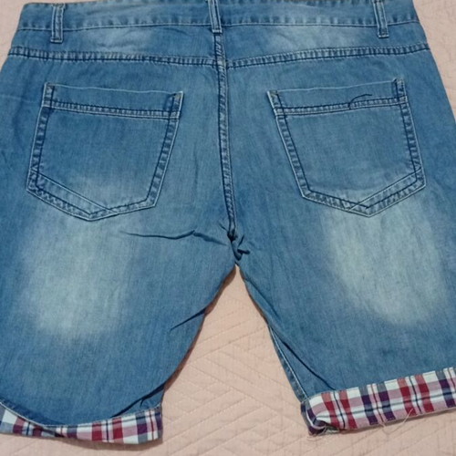 Men's Bermuda shorts like new, blue, size L