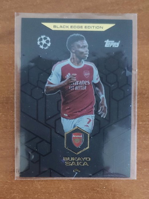 Topps Match Attax Champions League 2025-2026 Bukayo Saka Black Edge Edition κάρτα σαν καινούργιο