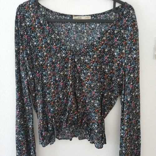 Long-sleeve blouse used, size L