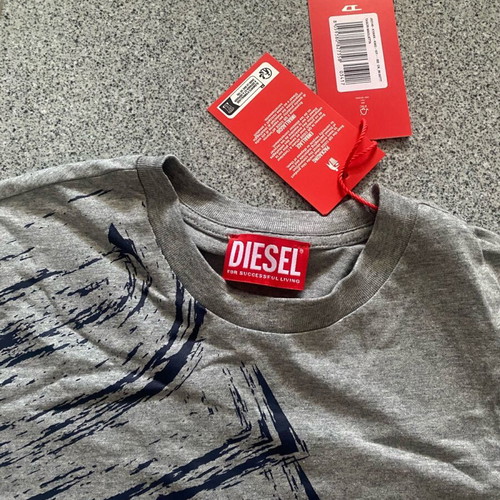 Diesel children's T-shirt new, size 10 years, grey