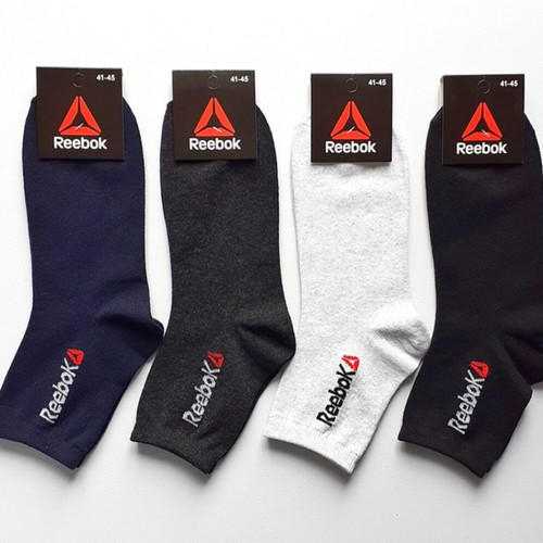 Reebok men's socks pack of 4, size 41-45, new