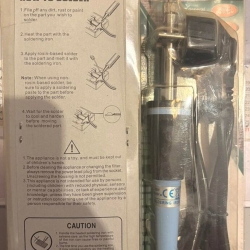 Electric soldering iron 30W new for DIY and repairs