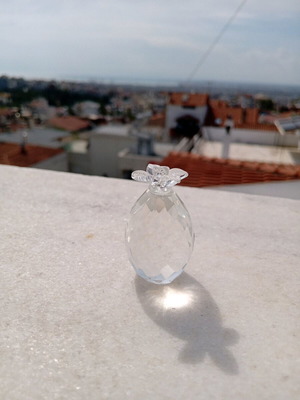 Crystal pineapple decoration 4cm new