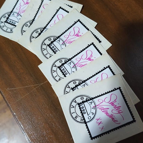 Aliki Vougiouklaki collectible stickers 1990 new