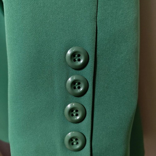 Oversized Cossinelle women's jacket new green No 3 with one button