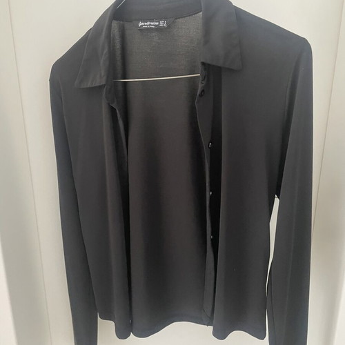 Black Shirt from Stradivarius used, size S