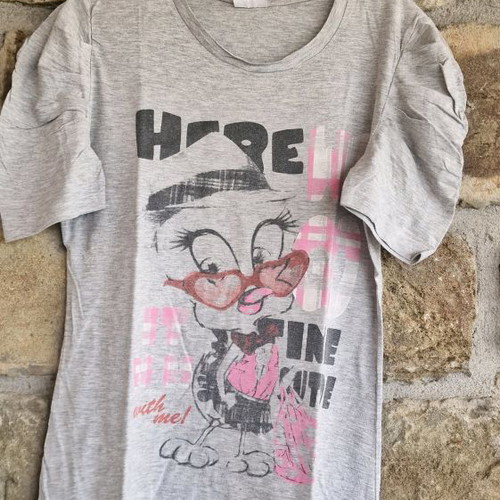 Women's blouse used, grey, size L