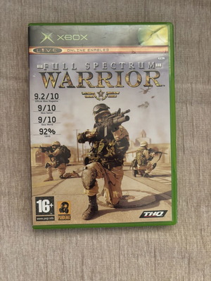 Full Spectrum Warrior Xbox Original game, English