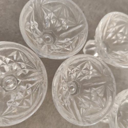 Vintage raki glasses, set of five