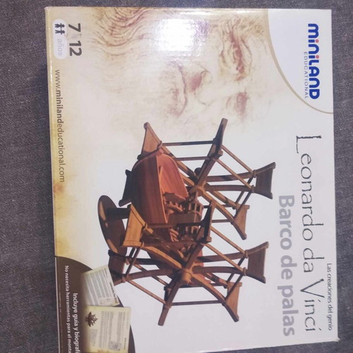 Miniland Leonardo da Vinci Oar Ship like new