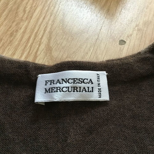 Francesca Mercuriali 100% merino vest M like new, brown