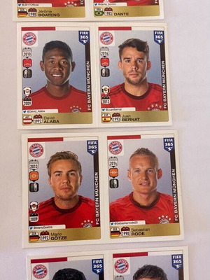 Panini FIFA 365 (466,467,468,469,483,484,489,490) New Price 3.50 Euros