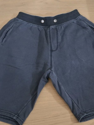 Men's bermuda shorts used, size L, black without drawstring