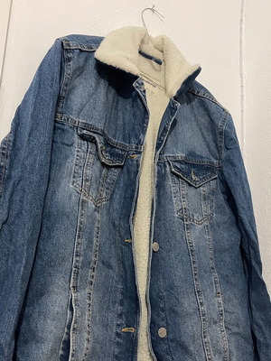 Τζιν μπουφάν Stradivarius medium μεταχειρισμένο, μπλε