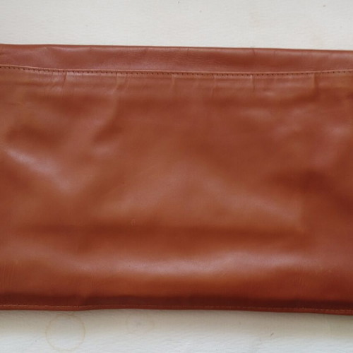 Vintage A-Cold-Wall leather clutch bag, like new, brown