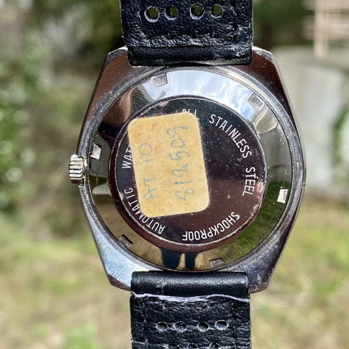 Rivador Vintage automatic watch new, green dial, stainless steel