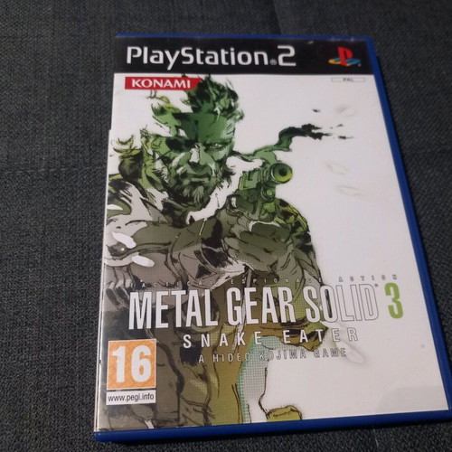 Metal Gear Solid 3 Ps2 used with Greek cover without manual