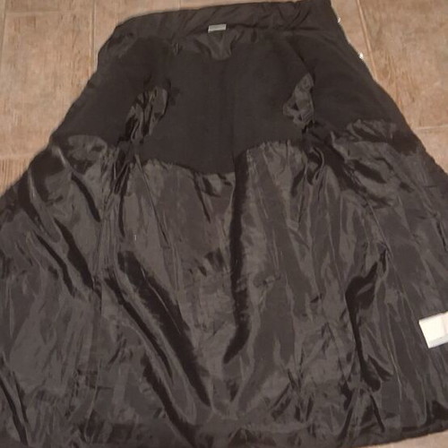 Girls' winter padded jacket, size 10, black