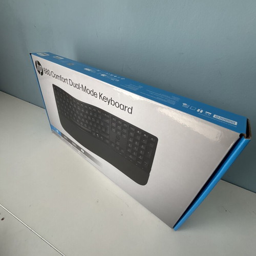 HP 680 Comfort wireless keyboard with Bluetooth and Unifying Dongle, new