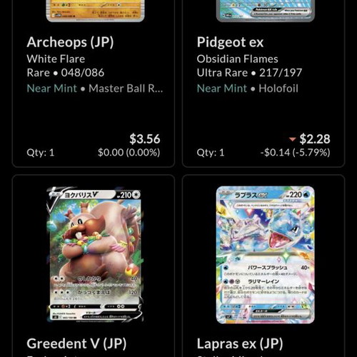 Pokemon card collection new