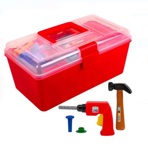 Children's tool set like new with 95 pcs and carrying case