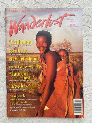 Wanderlust issue 15 May 1996 vintage travel magazine used