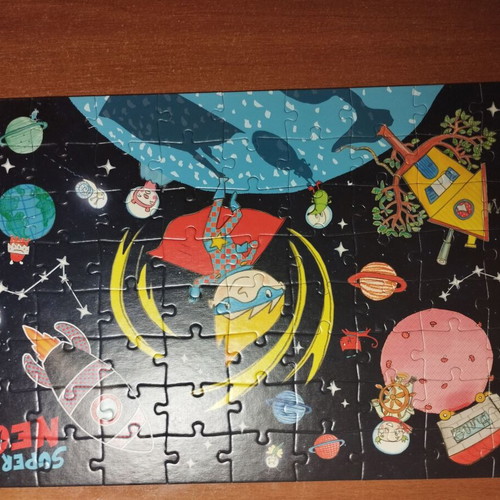 Super Neo puzzle 72 pieces like new, glow in the dark, German made