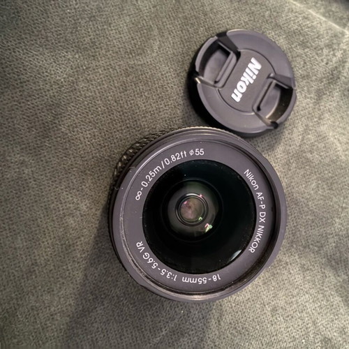 Nikon DSLR Camera D3500 Crop Frame Kit with AF-P DX 18-55mm Lens like new