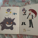 Pokémon album paper crafts used