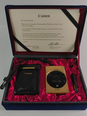 Canon IXUS IX240 Limited Edition Gold APS φωτογραφική μηχανή σαν καινούργιο