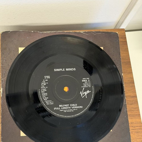 Simple Minds Belfast Child 45rpm single used