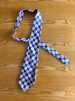 Vintage Marras Silk Tie Made in Greece, 70s-80s Retro Pattern, Like New
